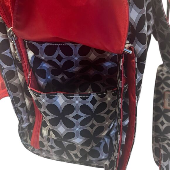 JuJuBe Be Prepared Diaper Bag Crimson Kaleidoscope Rare Floral Large - Picture 15 of 16
